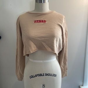 Fashionova “Zaddy” Cropped Crewneck